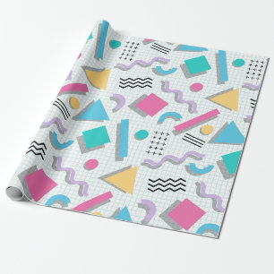 Papel De Regalo Memphis Shapes