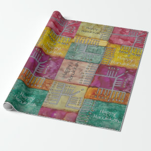 Papel De Regalo Menorahs chanukah funtime