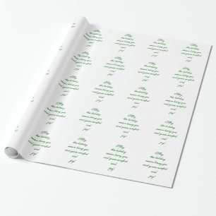 Papel De Regalo Mensaje de los Navidades de los deseos de vacacion