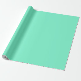 Papel De Regalo menta acuática acuática sólida