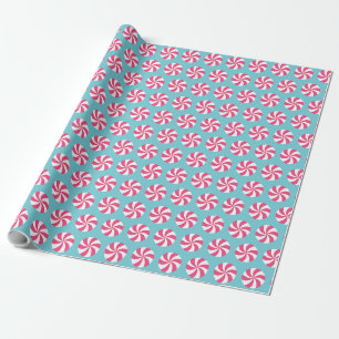 Papel De Regalo Menta Rosa