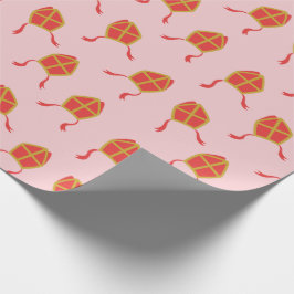 Papel De Regalo Mentiras de Sinterklaas en rosa claro