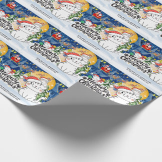 Papel De Regalo Meowy Christmas