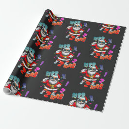 Papel De Regalo Mer rizz mas - Christmas Rizz funny Santa