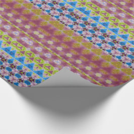Papel De Regalo Meriwear Floral Hazer Moda Stripe Romántico
