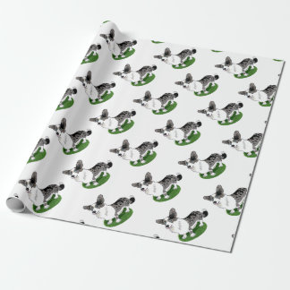 Papel De Regalo Merle azul, Corgi Cardigan.