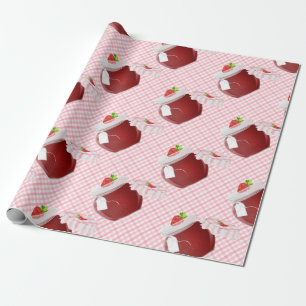 Papel De Regalo Mermelada de fresa