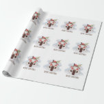 Papel De Regalo Merry Christmas Biker Santa<br><div class="desc">Este Papel de envolvimiento de Santa Biker navideño de Feliz es una excelente manera de añadir un toque divertido y fresco a cualquier regalo de esta temporada navideña.</div>