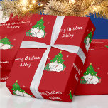 Papel De Regalo Merry Christmas Cute Cat Tree Red Vintage<br><div class="desc">Personalizar el texto y crea fácilmente el papel de ajuste personalizado de los Navidades. Haga clic en EDITAR DISEÑO y, a continuación, seleccione FONDO para cambiar el color de fondo. Puede TRANSFERIR este DISEÑO a otros productos de Zazzle y ajustarlo para que se ajuste a la mayoría de los artículos...</div>