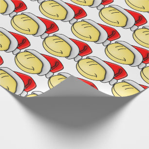 PAPEL DE REGALO MERRY CHRISTMAS FACE SANTA