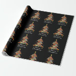 Papel De Regalo Merry Christmas Library Tree Book Leading Lover Li<br><div class="desc">Este es un gran regalo para tu familia,  amigos durante las vacaciones de Hanukkah. Estarán encantados de recibir este regalo de usted durante las vacaciones de Hanukkah.</div>