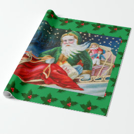 PAPEL DE REGALO MERRY CHRISTMAS SANTA CLAUS