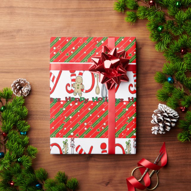 Papel De Regalo Merry Christmas Wrapee Paper Ginger (Regalo de vacaciones)