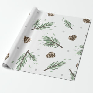 Papel De Regalo Merry ChristMass maíz de pino Sale del árbol Botán