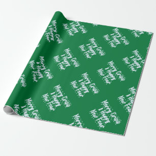 Papel De Regalo Merry Crisis & Feliz Nuevo Miedo Navidad