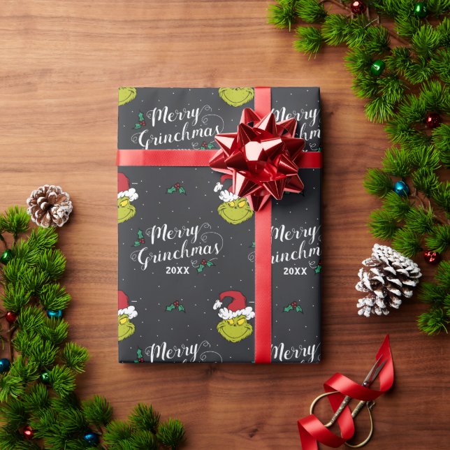 Papel De Regalo Merry Grinchmas | The Grinch Holiday Party (Regalo de vacaciones)