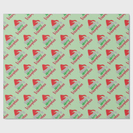Papel De Regalo Merry Kissmyass Funny Christmas Wrapping Paper