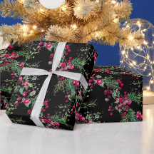 Merry muy baya Navidad acebo rojo acuarela