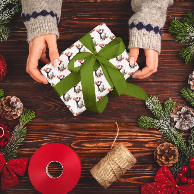 Papel De Regalo Merry Puffin (Subido por el creador)