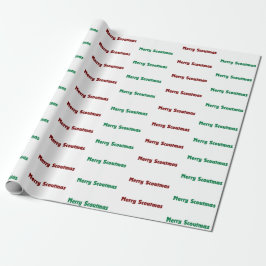 Papel De Regalo Merry Scoutmas Troop Wrapping Paper