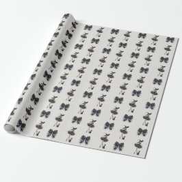 Papel De Regalo Merry Witchmas Deluxe - Bruja Gótica y Cinta