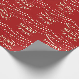 Papel De Regalo Merry y Bright