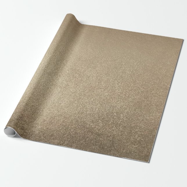 Papel De Regalo metal dorado elegante (Desenrollado)