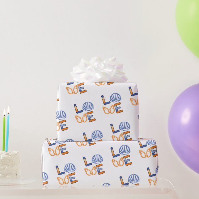 Papel De Regalo Mi gran amor: el mar (Regalos de fiesta)