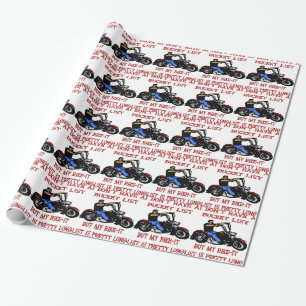 Papel De Regalo Mi Lista De Bicicletas Es Larga