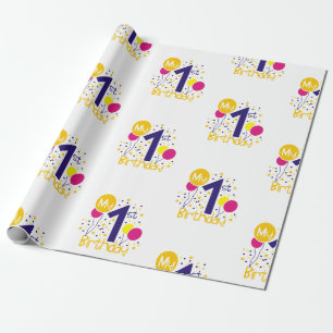 Papel De Regalo Mi primer cumpleaños