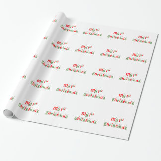 Papel De Regalo Mi primer navidad