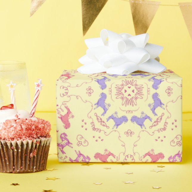 Papel De Regalo Mi Primer Rodeo (Fiesta de cumpleaños )