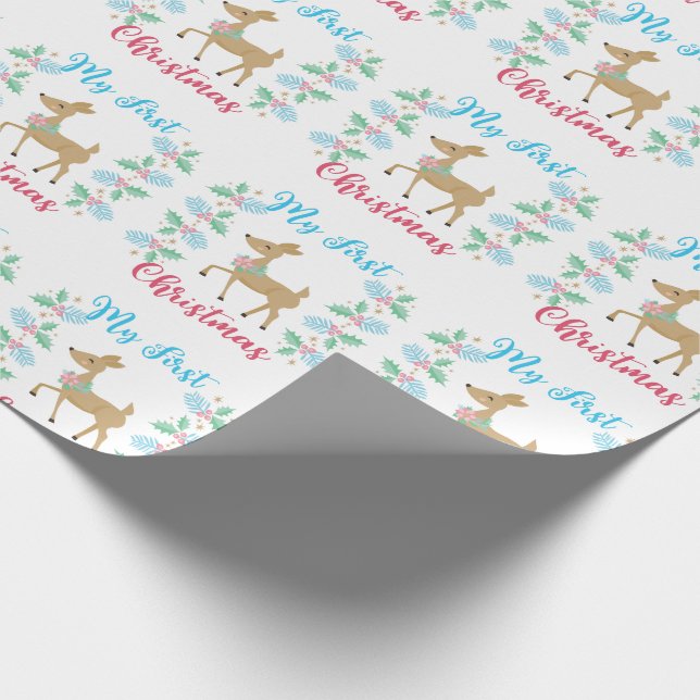 Papel De Regalo Mi primera Navidad (Esquina)