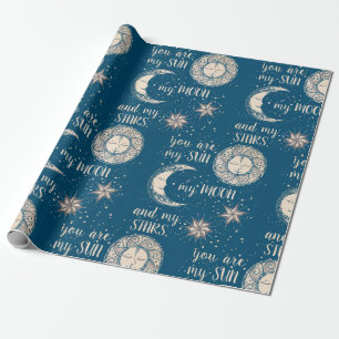 Papel De Regalo Mi sol, luna y estrellas