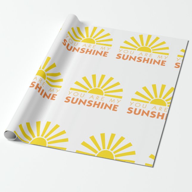 Papel De Regalo Mi Sunshine (Desenrollado)