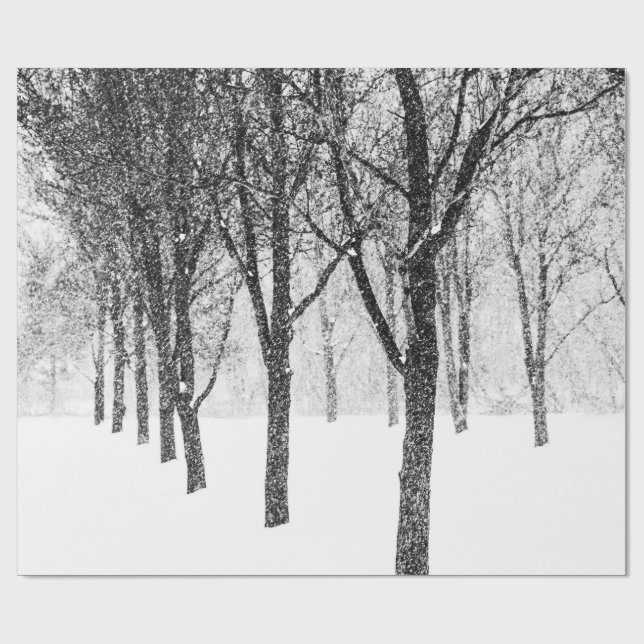 Papel De Regalo mientras yo lado con árboles (Superficie plana)