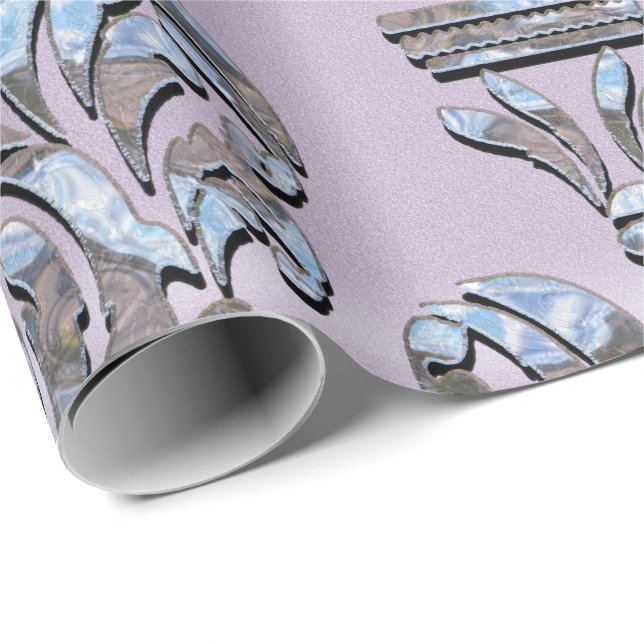 Papel De Regalo Milicent Pardiggle Damask (Esquina del rollo)