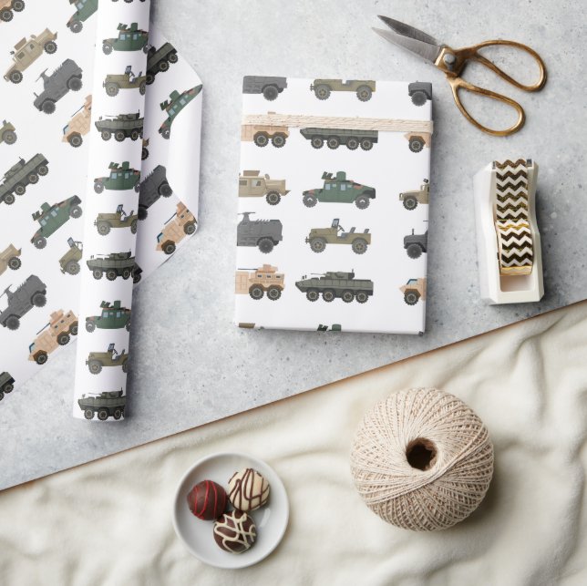 Papel De Regalo Military (Artesanía)