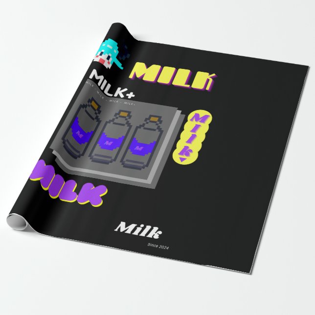 Papel De Regalo Milk taurus (Desenrollado)