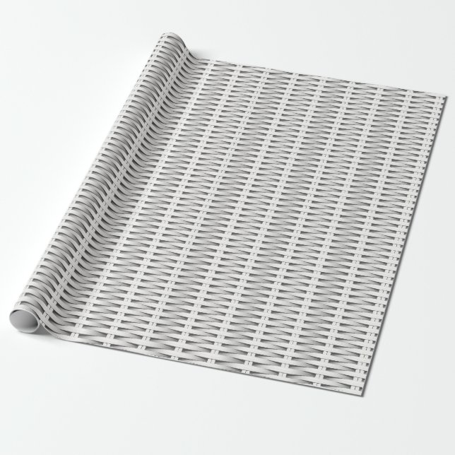 Papel De Regalo Mimbre blanco (Desenrollado)