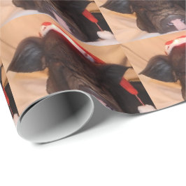 Papel De Regalo Mini cerdo de Santa