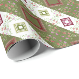 Papel De Regalo Mini floral acentuado