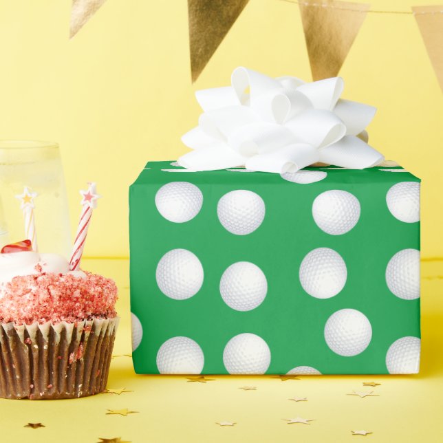 Papel De Regalo Mini Golf Balls Fiesta de cumpleaños Niños Deporte (Fiesta de cumpleaños )