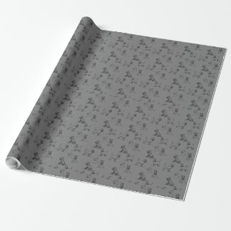 Papel De Regalo Miniature Schnauzer Gris