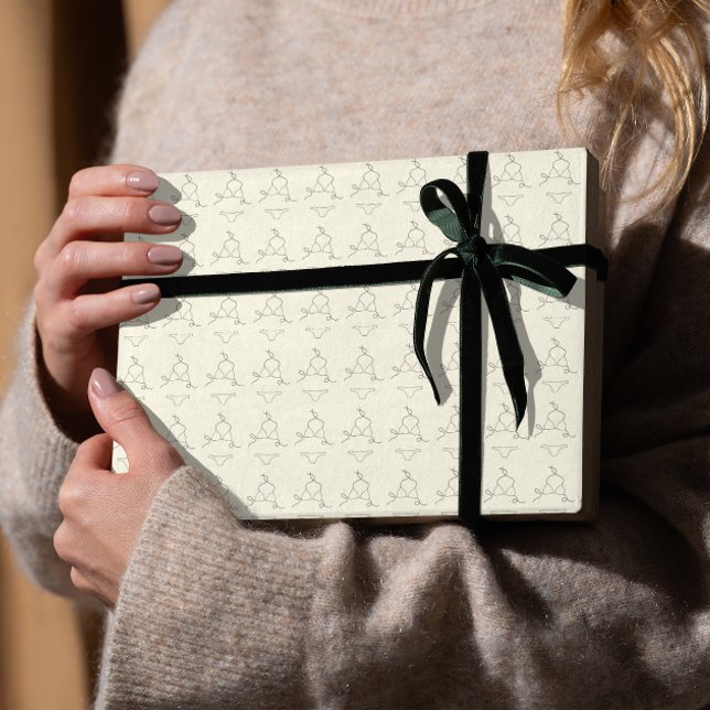 Papel De Regalo Minimal Lingerie Pattern Chic Feminine Aesthetic (Subido por el creador)