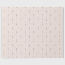 Papel De Regalo Minimal Wildflower Pattern with Dots