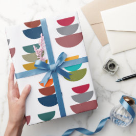Papel De Regalo Minimalismo brillante moderno de mediados del sigl