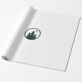 Papel De Regalo Minimalist Forest Badge Nature Adventure Notebook