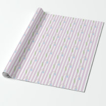 Papel de regalo minimalista de lirio de los valles