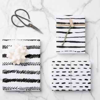 Papel de regalo Minimalista del diseño del resumen